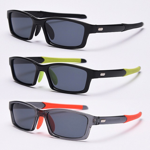 가벼운 뿔테 스포츠 선글라스 자전거 라이딩 고글 낚시 편광렌즈 M18075